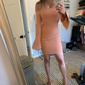 Cinq a sept blush dress